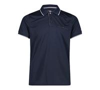 CMP, Quick-Drying Short-Sleeved Polo Shirt, B.Blue-Cemento, 60