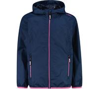 CMP - Kinder-Regenjacke mit fester Kapuze, Blau, 140