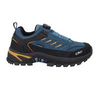 CMP - Rigel 2.0 Low Fitgo WP Trekking Shoes 3Q13947 - Multisportschuhe, Gr. 43, schwarz/blau (Avio/Caramel)