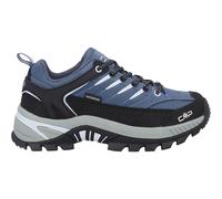 CMP - Women's Rigel 2.0 Low Trekking Shoes WP - Multisportschuhe, Gr. 36, schwarz (Space/SkyBlue)