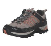 CMP Rigel Low Waterproof Damen Trekkingschuhe grau/schwarz/orange - 42