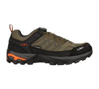 CMP - Rigel Low Fitgo Trekking Shoes WP - Multisportschuhe, Gr. 40, schwarz (Olive/Flame)