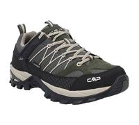 CMP Wanderschuhe Rigel Low WP (Trekking, wasserdicht) dunkelgrau/grün Herren, Größe Euro (US) 47 (13)