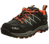 CMP Rigel Low Trekking Wp Walking Shoe, Antracite-Flash Orange, 39 EU, 3Q54554J