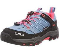 CMP Rigel Low, Unisex-Kinder Trekking- & Wanderhalbschuhe, Türkis (Clorophilla-Red Fluo 89BD), 31 EU (12 UK)