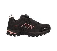 CMP - Women's Rigel Low Fitgo Trekking Shoes WP 3Q13586 - Multisportschuhe, Gr. 39, schwarz (Piombo/Lotus)