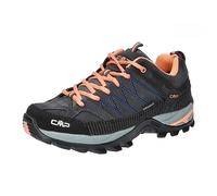 CMP Rigel Low Wmn Trekking Shoes Wp Damen Wanderschuhe, Anthrazit Orange Antracite Sunrise, 38 EU