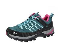 CMP Rigel Low Wmn Trekking Shoes Wp Damen Wanderschuhe, Dunkelblau Hellblau Deep Lake Acqua, 37 EU