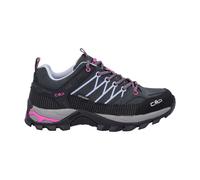 CMP Rigel Low WMN WP Velourleder - Damen-Trekkingschuhe Titanio-Skyway 39 EU