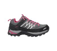 CMP Rigel Low WMN WP Velourleder - Damen-Trekkingschuhe Grey-Fuxia-Ice 39 EU