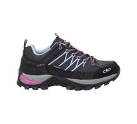 CMP Rigel Low WMN WP Velourleder - Damen-Trekkingschuhe Titanio-Skyway 37 EU