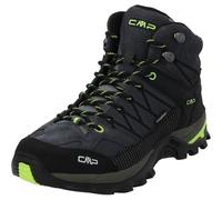 CMP Rigel Mid Trekking Shoes WP, Walking Shoe Herren, Grey-Yellow Fluo, 46 EU, Grau Gelb Fluo, 46 EU