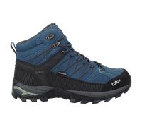 Wanderschuh CMP "RIGEL MID WP TREKKING SHOES", Herren, Gr. 47, avio, salvia, Leder, Schuhe Wanderschuh, wasserdicht (42960414-47) avio, salvia