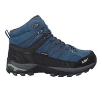 Wanderschuh CMP "RIGEL MID WP TREKKING SHOES", Herren, Gr. 40, avio, salvia, Leder, Schuhe Wanderschuh, wasserdicht (42960414-40) avio, salvia