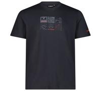 CMP - S/S T-Shirt - Funktionsshirt, Gr. 4XL 58, blau (Antracite/Orange)
