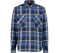 CMP Herren Langarm Hemd Man Shirt 34S2717-44ES 54 Olive-Nero-Bianco