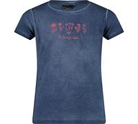 CMP Mädchen T-Shirt KID G T-SHIRT 39T7555-47ML 110 Blue-Red Kiss