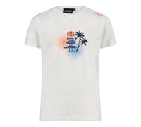 Cmp 30t9364 Kurzarm-t-shirt 10 Jahre Bianco / Orange