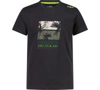 CMP Kinder Boys Jersey T-Shirt (Größe 104, schwarz)