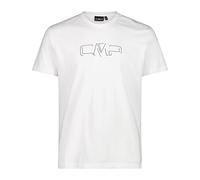 CMP T-Shirt aus Jersey für Herren, Weiß-B.Blue, 44