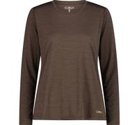 CMP T-Shirt Damen Longsleeve, braun 48