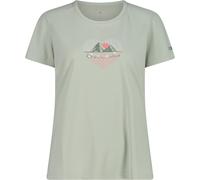 CMP Damen Print T-Shirt (Größe S, grau)