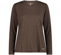 CMP T-Shirt Damen Longsleeve, braun 48