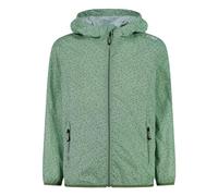 CMP Unisex Kinder Giacca Da Pioggia Bambini Con Cappuccio Fisso Regenjacke, Jade, 164 EU