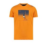 CMP Jungen T-Shirt KID T-SHIRT 30T9364-56CR 110 Flame-Bluesteel