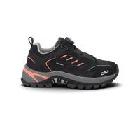 CMP - Women's Rigel 2.0 Low Fitgo WP Trekking Shoes - Multisportschuhe, Gr. 41, schwarz (DeepPiombo/Marigold)