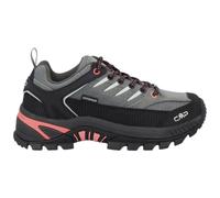 CMP - Women's Rigel 2.0 Low Trekking Shoes WP - Multisportschuhe, Gr. 41, schwarz/grau (Avocado/Coral)