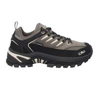 Wanderschuh CMP "RIGEL 2.0 LOW WMN TREKKING SHOES WP", Damen, Gr. 39, grau (deserto, cream), Leder, Synthetik, Schuhe Wanderschuh (78102054-39) deserto, cream
