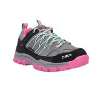 CMP Wanderschuhe Rigel Low WP (Trekking, wasserdicht) grau/pink Mädchen, Größe Euro (US) 32 (1)