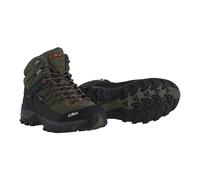 CMP Wanderschuhe Rigel Mid Trekking WP (Trekking, wasserdicht) olivegrün/orange Herren, Größe Euro (US) 41 (8)