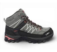 CMP - Women's Rigel Mid Trekking Shoes Waterproof - Wanderschuhe, Gr. 38, schwarz/grau (Avocado/Coral)