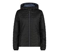 CMP Wattierte Damen Stepp Jacke mit Feel Warm Flat und Kapuze Nero 42