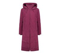 CMP Wintermantel Coat Fix Hood (Glanzeffekt, wattiert, warm) rubinrot Damen, Größe 34