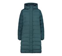 CMP Woman Padded Coat FIX Hood trek green (F520) 40