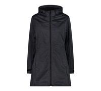 CMP Woman Coat FIX Hood titanio mel-nero (11TP) 42
