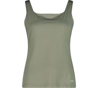 Cmp Damen-trekking-tank-top Frau Double Top Stretch Jersey Grün S