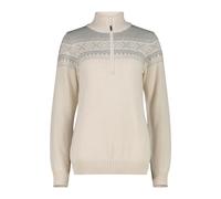 Cmp 7h76506 Half Zip Sweater Beige L Frau White