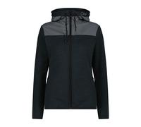 CMP Woman Jacket FIX Hood nero mel. (U973) 44
