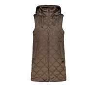 CMP Woman Long Vest FIX Hood dark malto (P981) 36