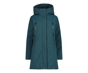 CMP Woman Padded Coat FIX Hood trek green (F520) 44