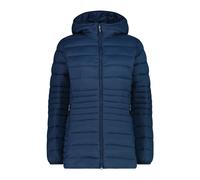 CMP Woman Padded Long Jacket FIX Hood blue ink (M928) 34