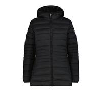 CMP Woman Padded Long Jacket FIX Hood nero (U901) 40