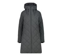 Steppmantel CMP "WOMAN COAT FIX HOOD", Damen, Gr. 44, jungle, Obermaterial: 94% Polyester, 6% Elasthan. Futter: 100% Polyester. Wattierung: 100% Polyester, Mäntel Steppmantel, mit Kapuze, sportlicher