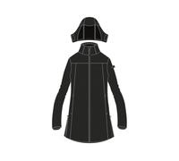 CMP, PARKA JACKET ZIP HOOD, 34A0326, Basic Black, D34, Woman