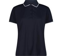 CMP - Women's Polo Stretch Piquet - Polo-Shirt, Gr. XXS 34, blau (BlackBlue)