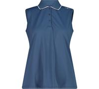 CMP - Women's Polo Sleeveless - Polo-Shirt, Gr. S 38, blau (Space)